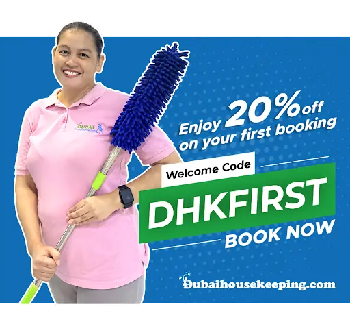 Dubai housekeeping first booking offer